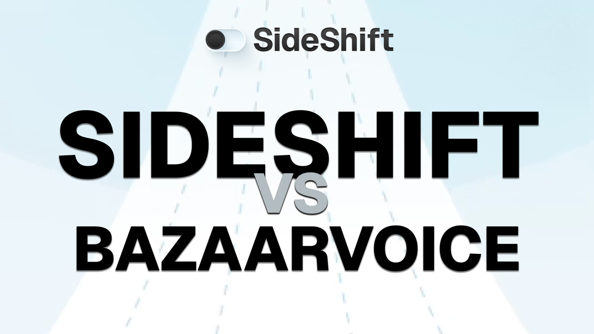 SideShift vs Bazaarvoice: UGC Platform Features, Pricing & More