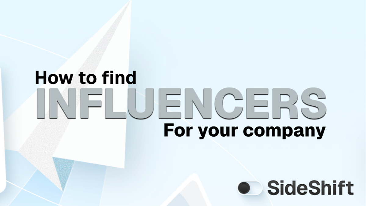 How to find influencers for your company or product