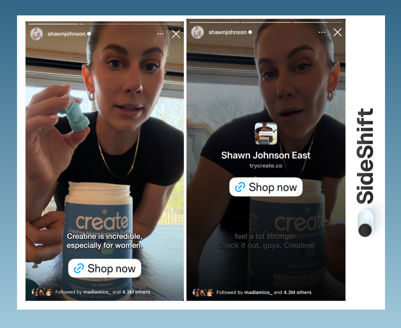 Create is a supplement brand in the creatine space