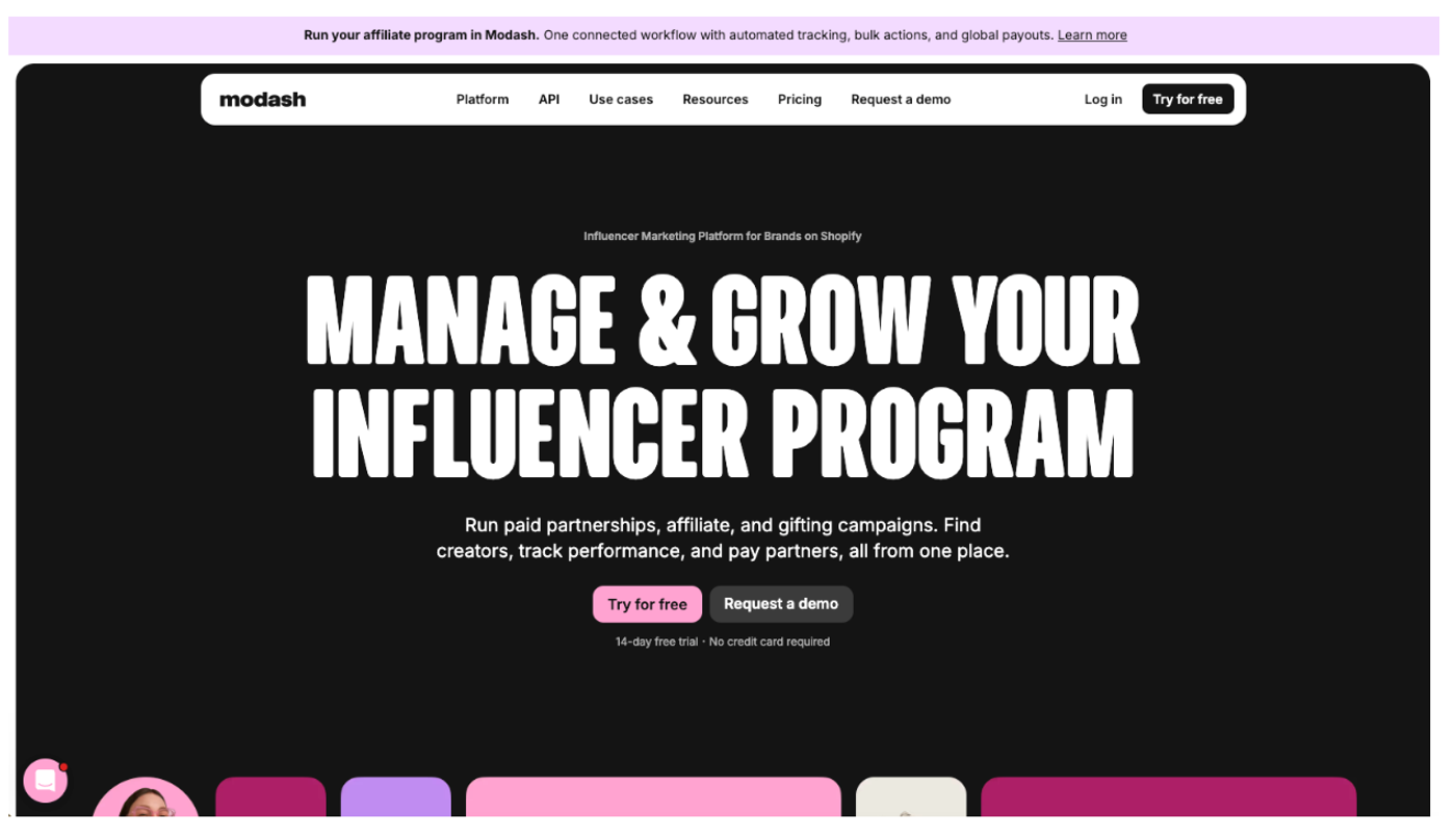 Modash for data-driven brands that prioritize audience authenticity over aesthetics