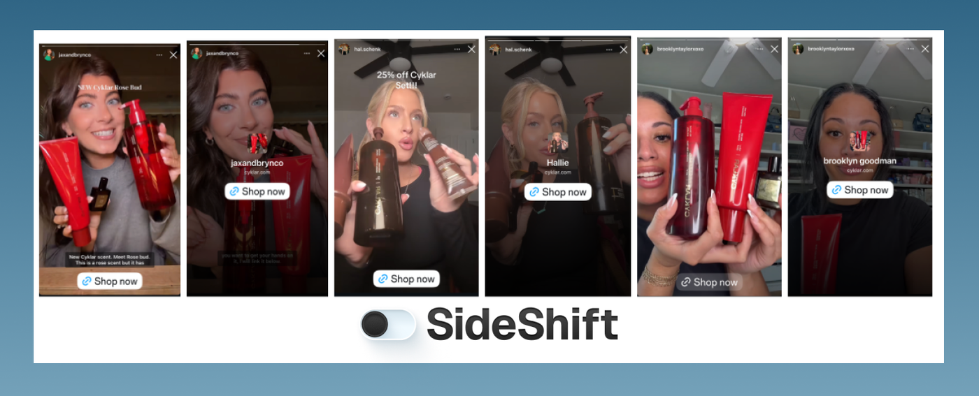 Cyklar is a skincare brand co-founded by creator Claudia Sulewski