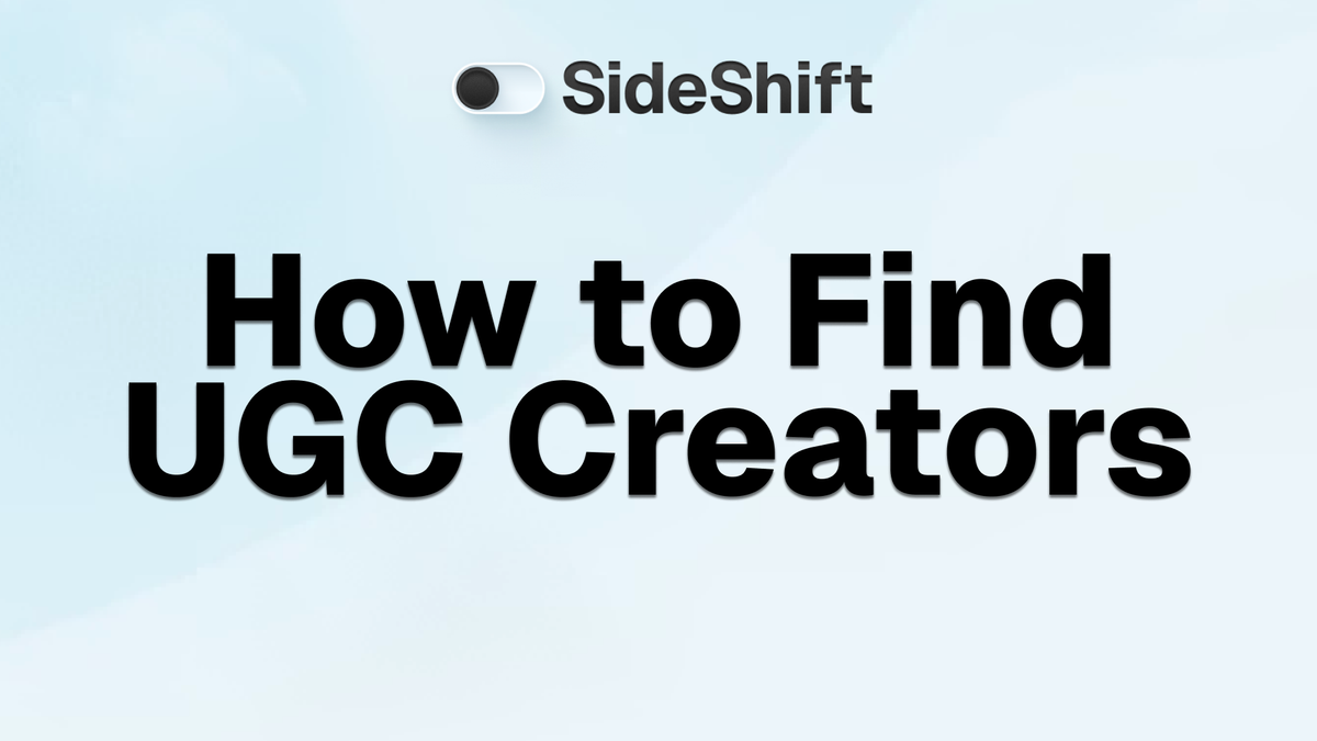How to Find UGC Creators for Your Brand in 2026