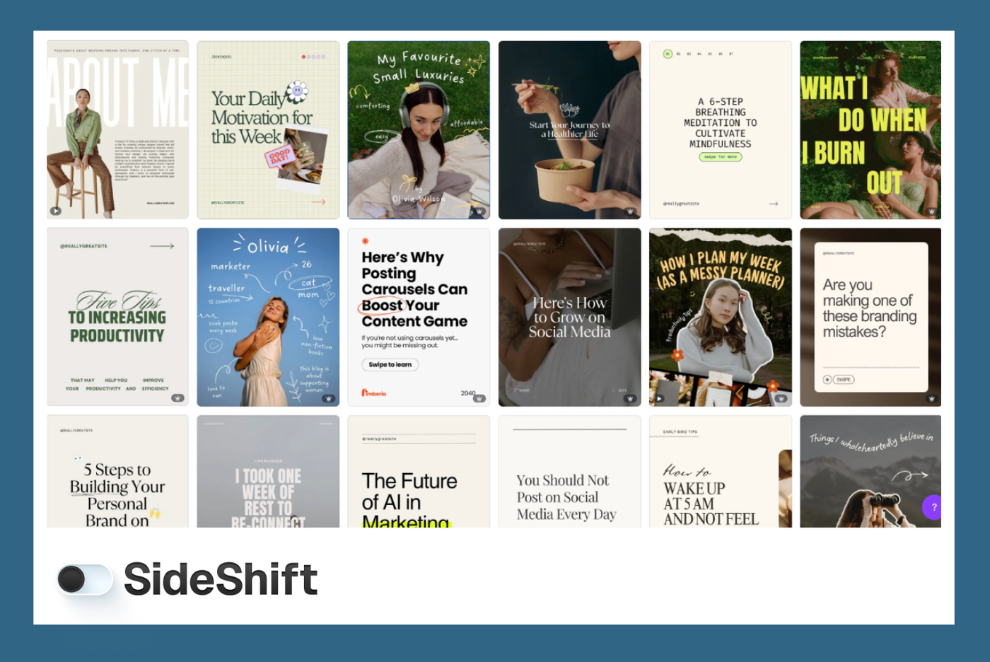 Create and Post Consistently