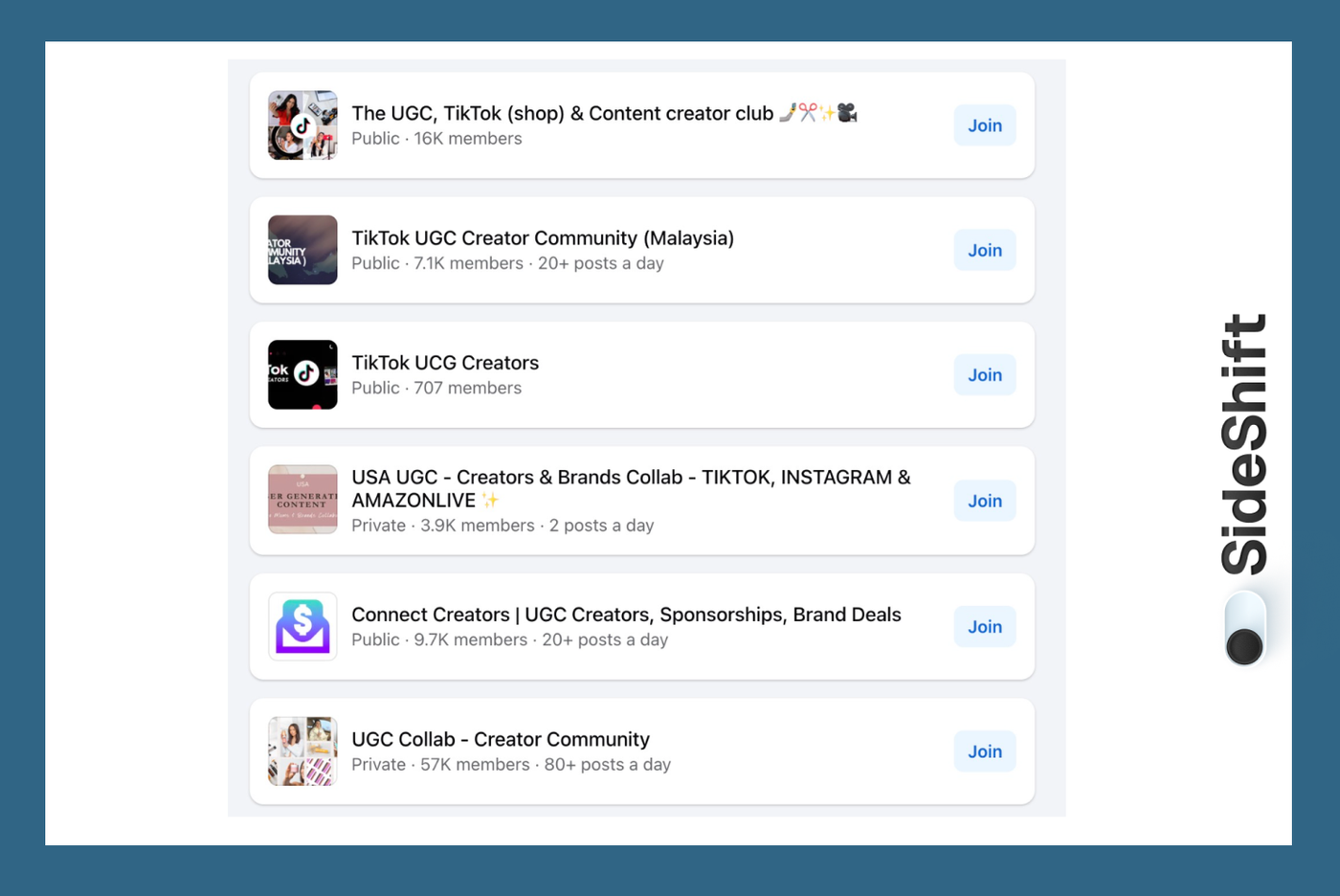 Creator communities and groups