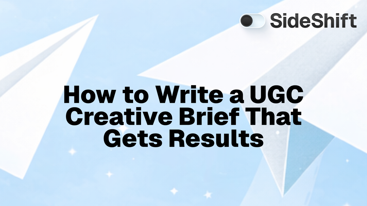 How to Write a UGC Creative Brief That Gets Results