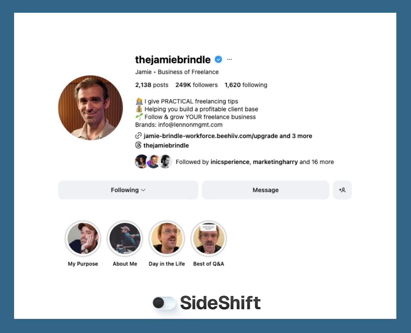 Make your profiles look professional
