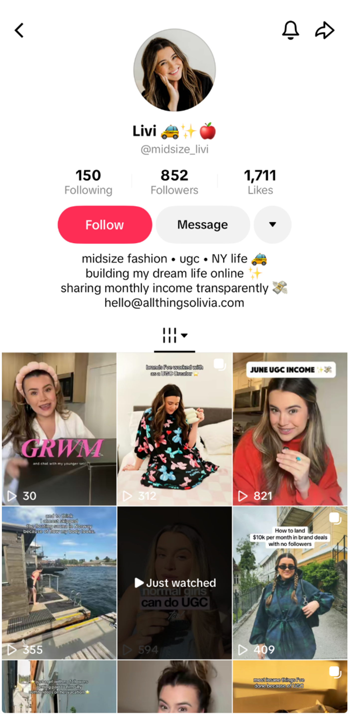 UGC creators (any follower count)