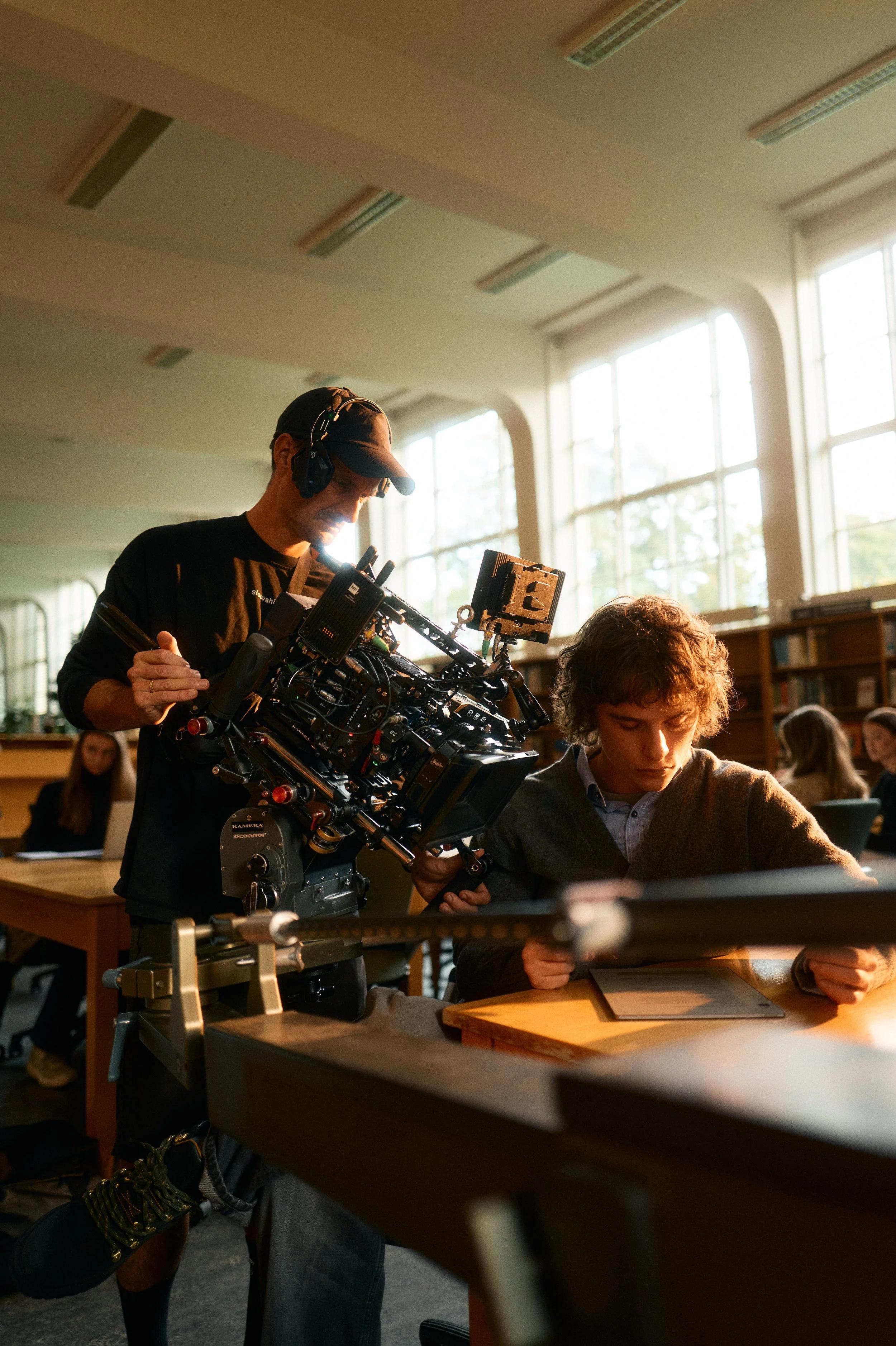 Behind the scenes