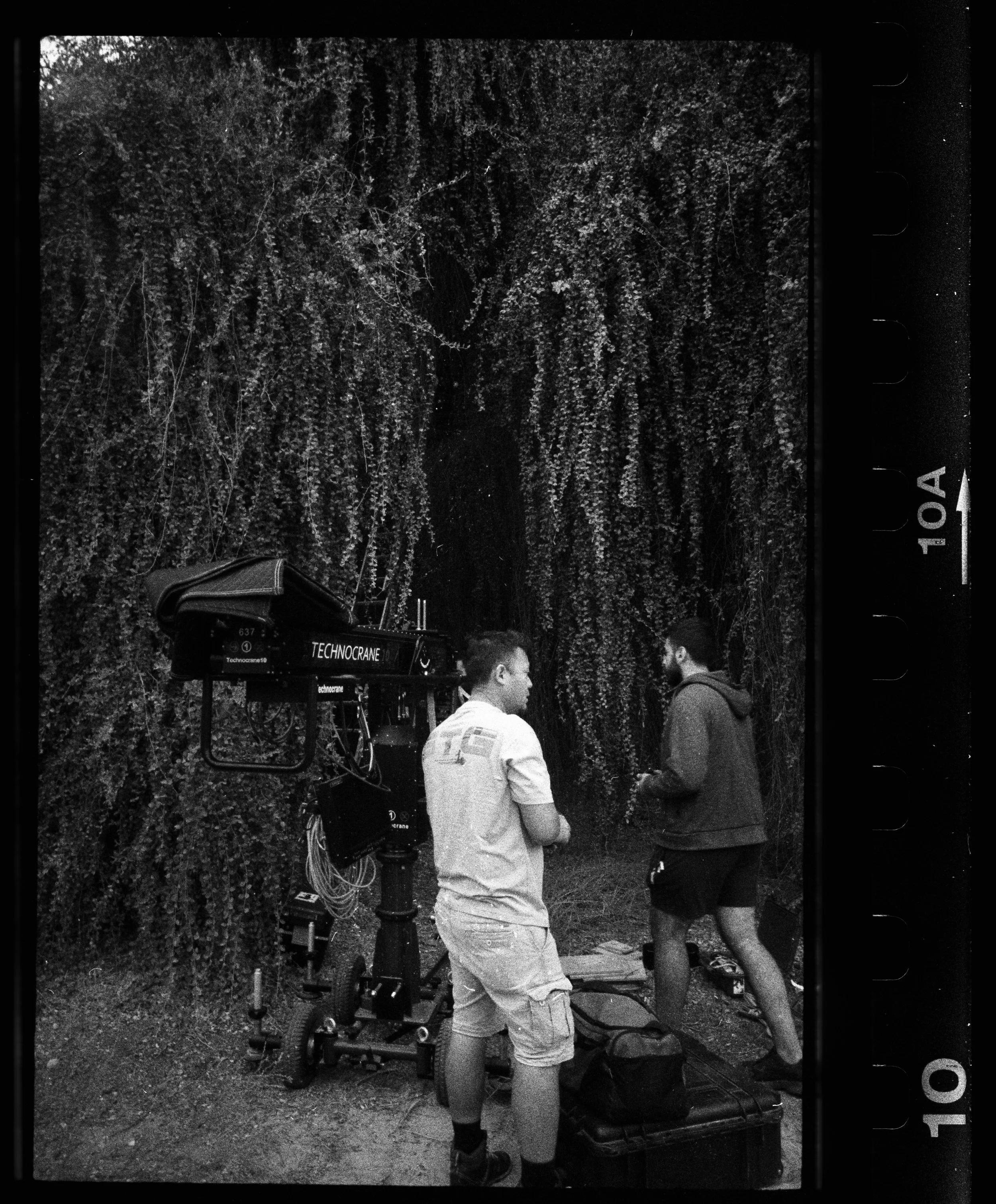 Behind the scenes
