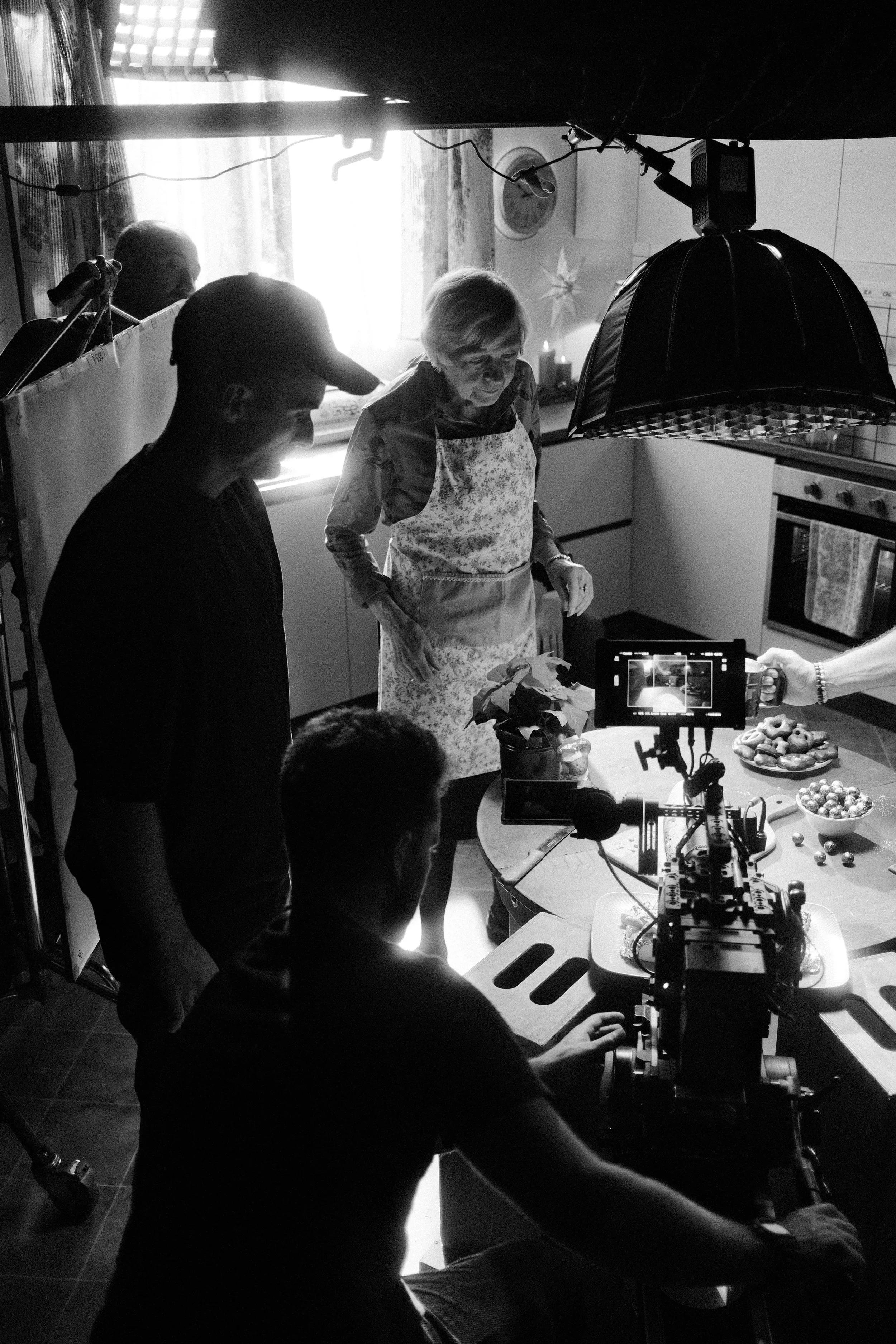 Behind the scenes