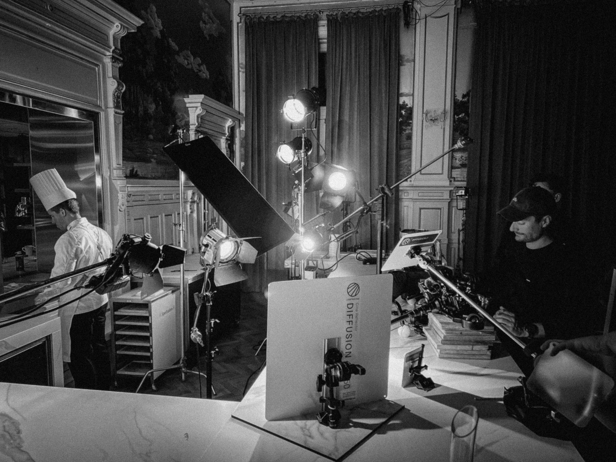 Behind the scenes