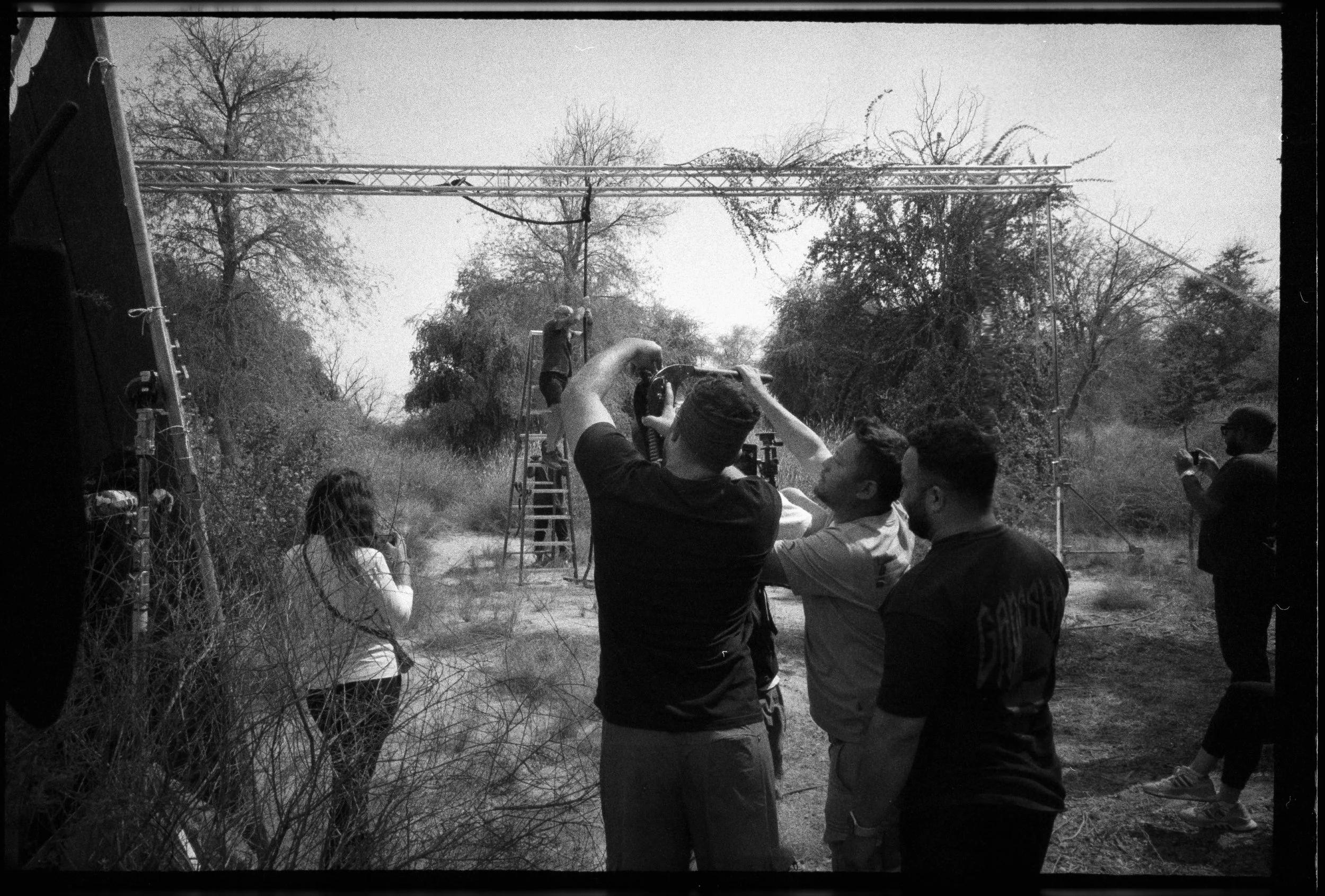 Behind the scenes