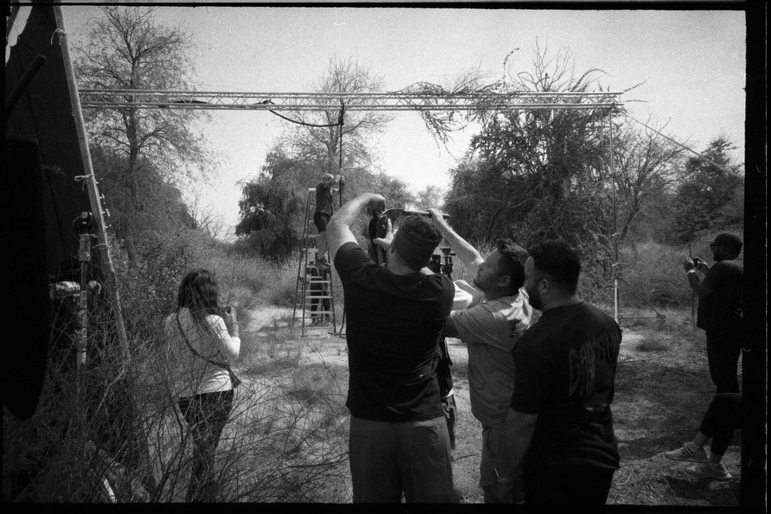 Behind the scenes