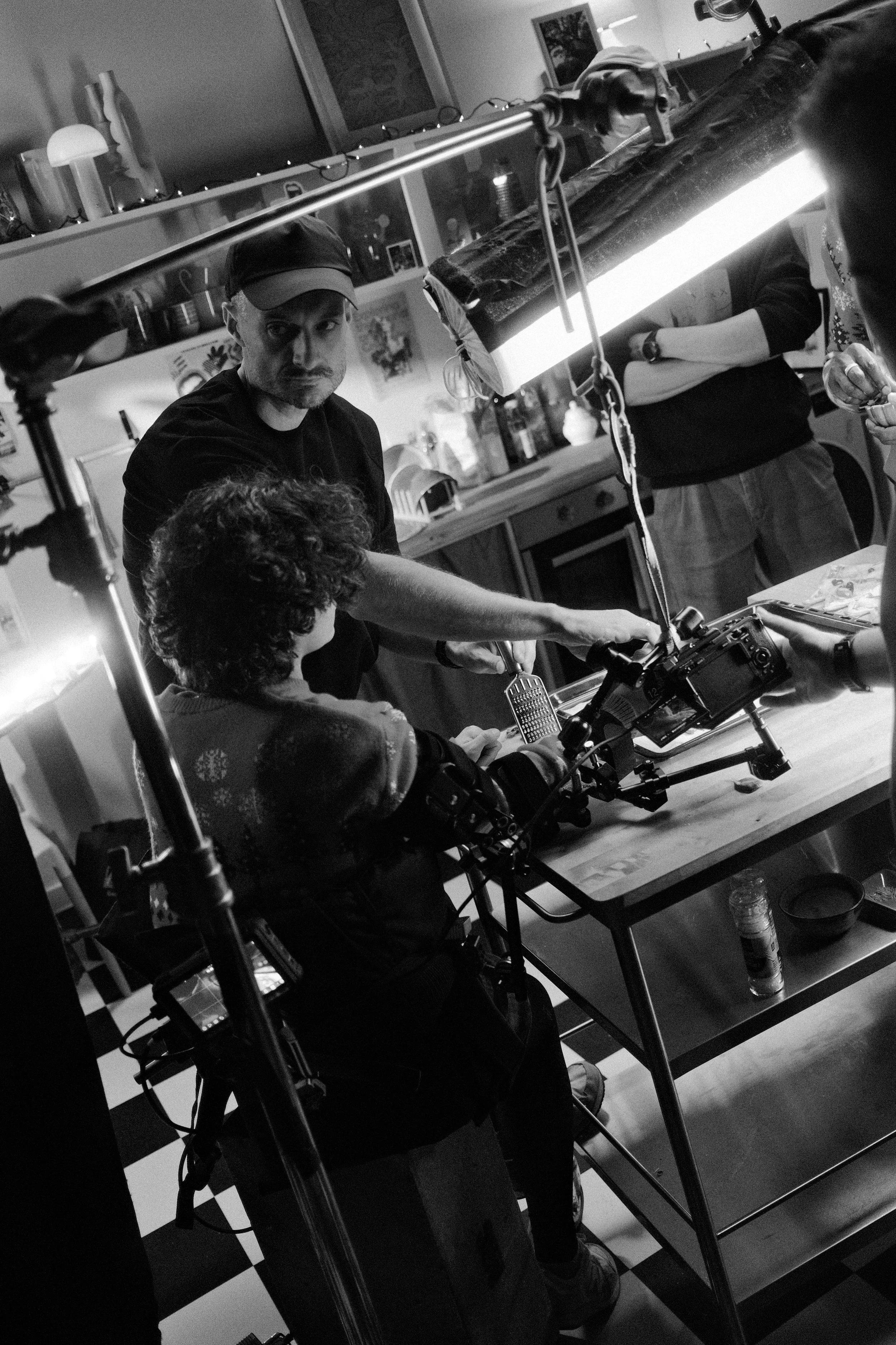 Behind the scenes
