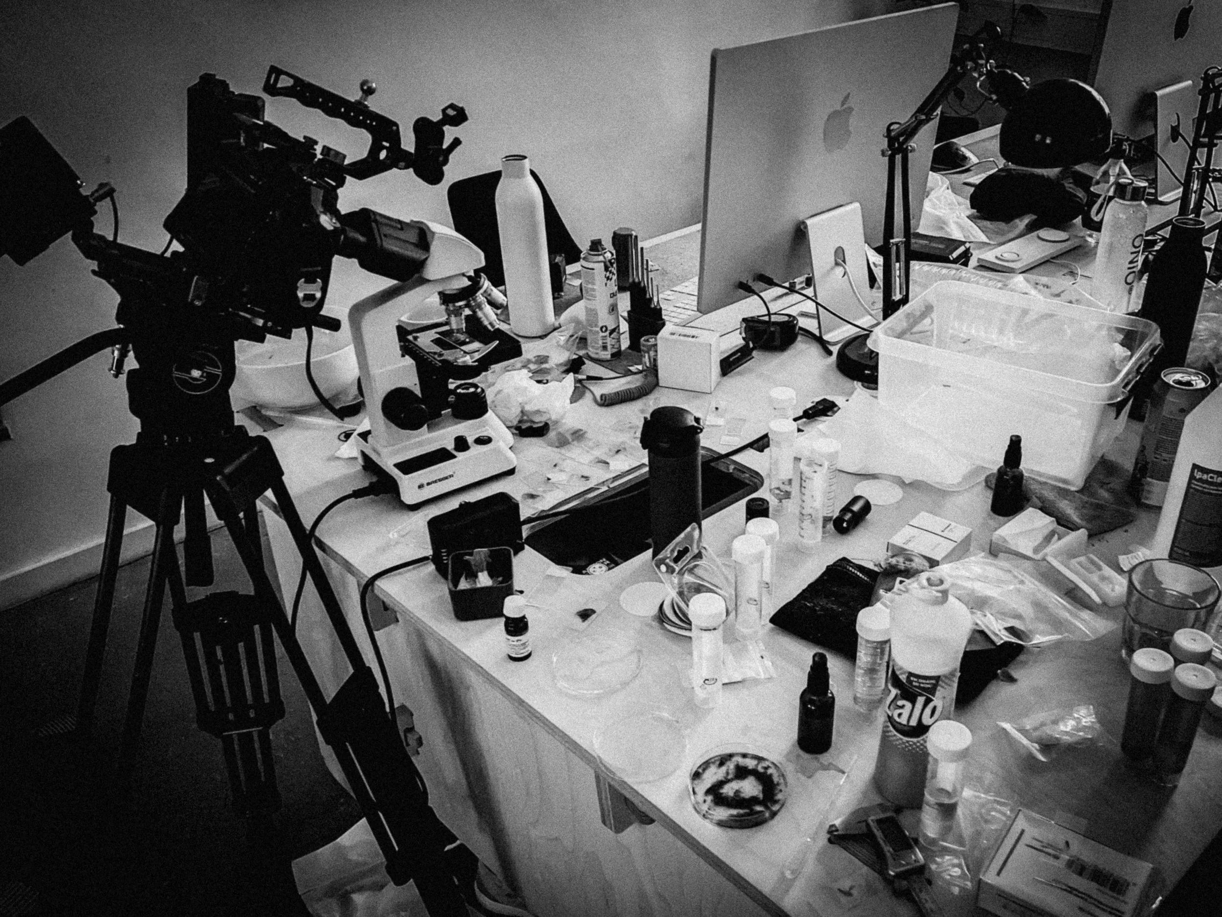 Behind the scenes
