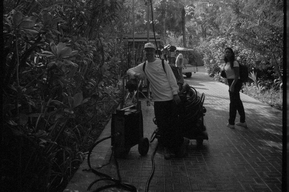Behind the scenes