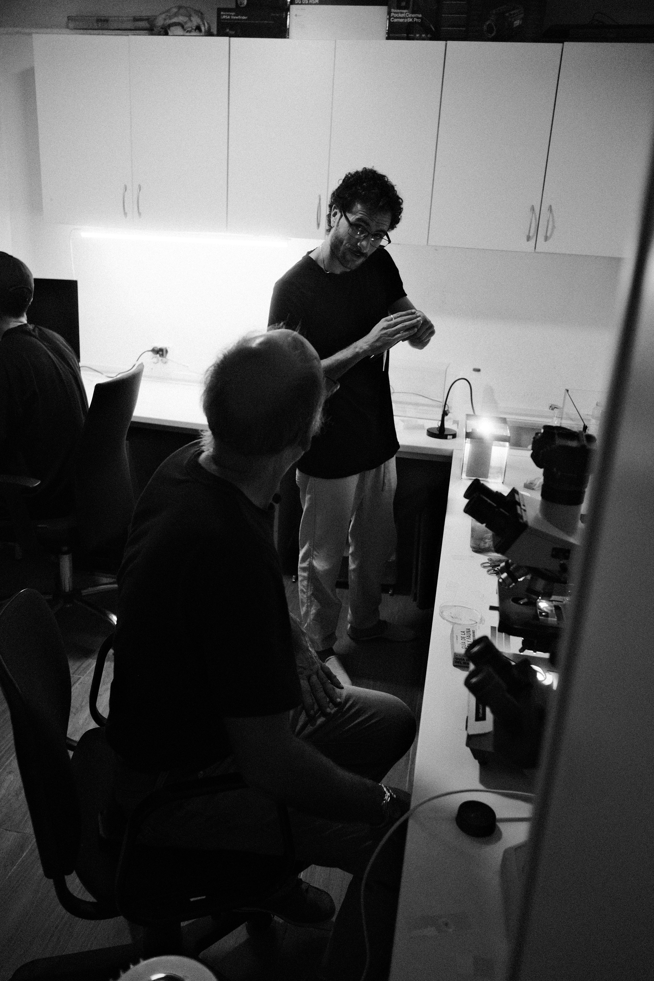 Behind the scenes