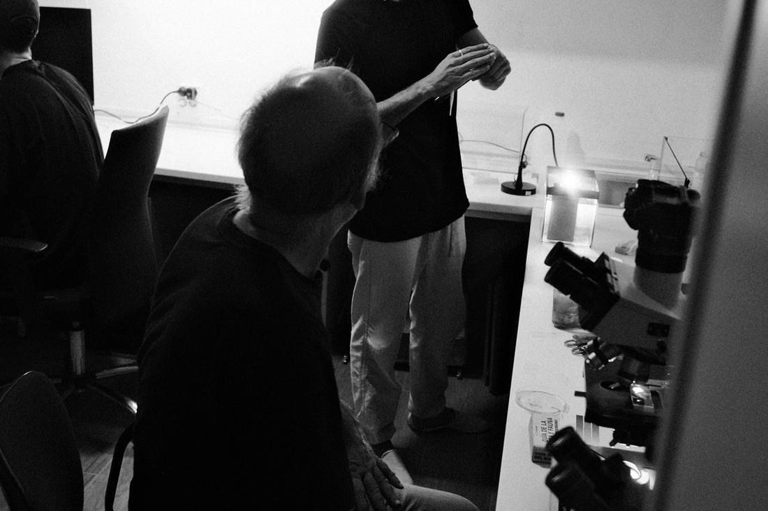 Behind the scenes