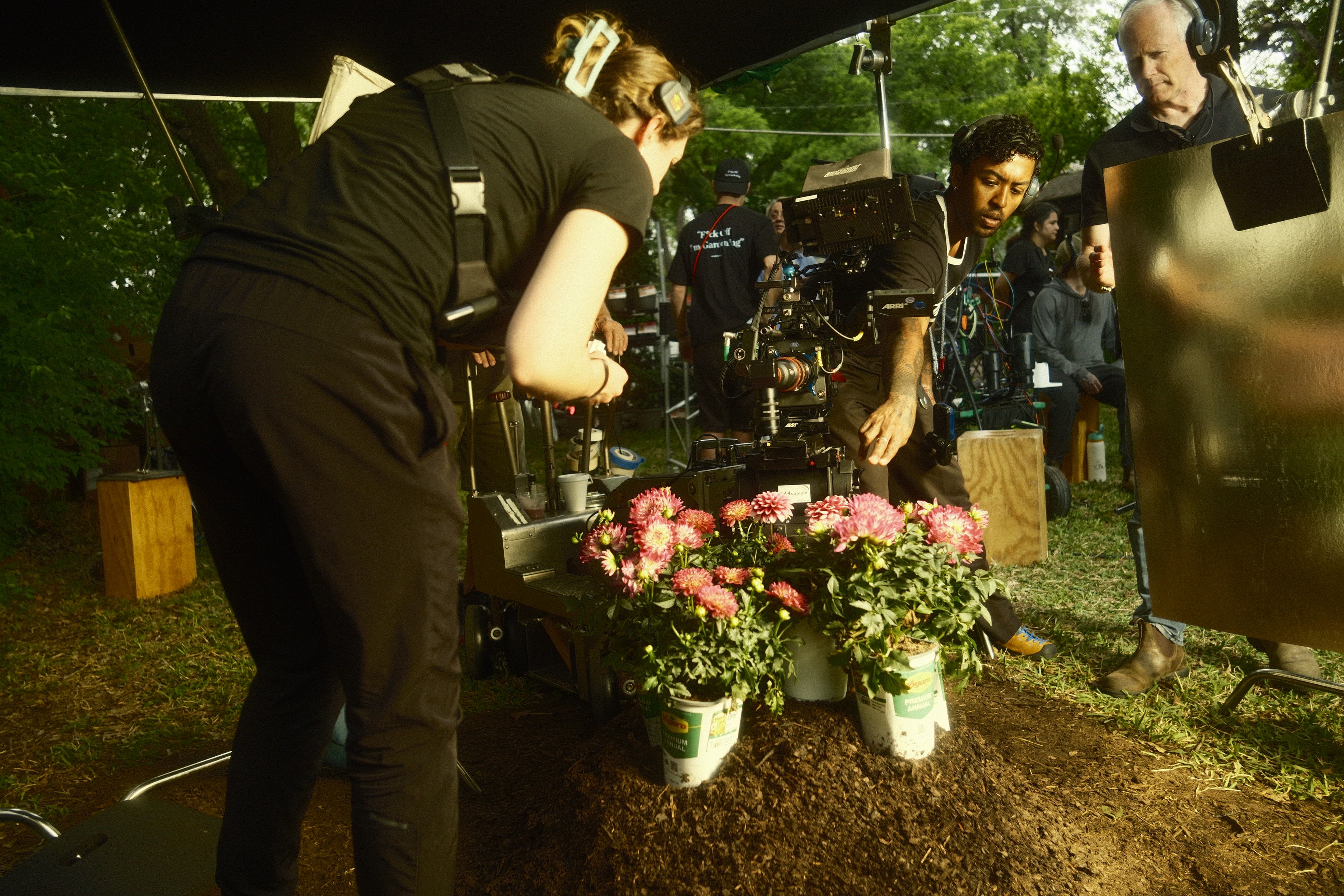 Behind the scenes