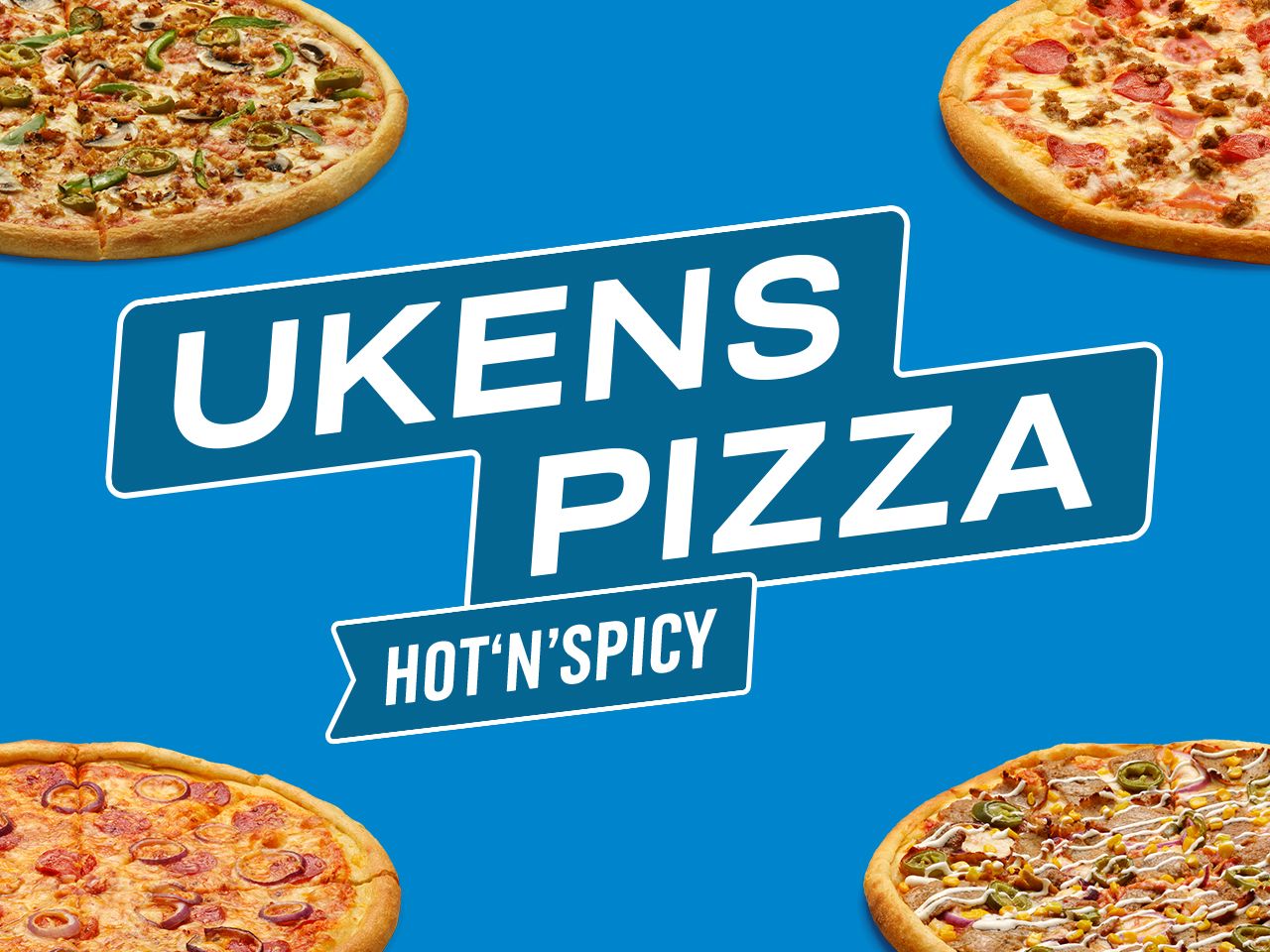 Ukens pizza er stor Hot'n'Spicy!