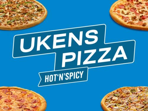Ukens pizza er stor Hot'n'Spicy!