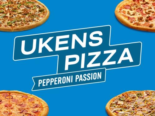 Pizza of the week is large Pepperoni Passion!