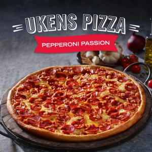 Ukens pizza er stor Pepperoni Passion!