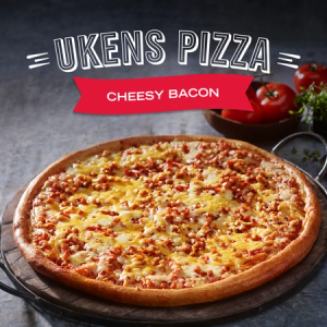 Ukens pizza er Cheesy Bacon