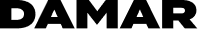 DAMAR logo in bold black capital letters.