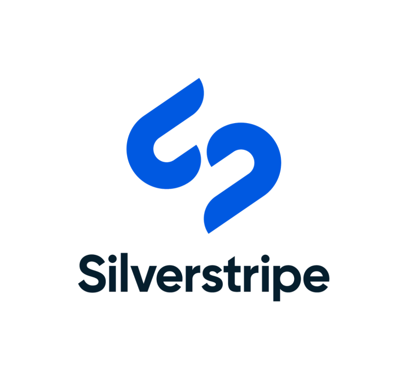 Silverstripe logo with a blue stylized 'S' symbol.
