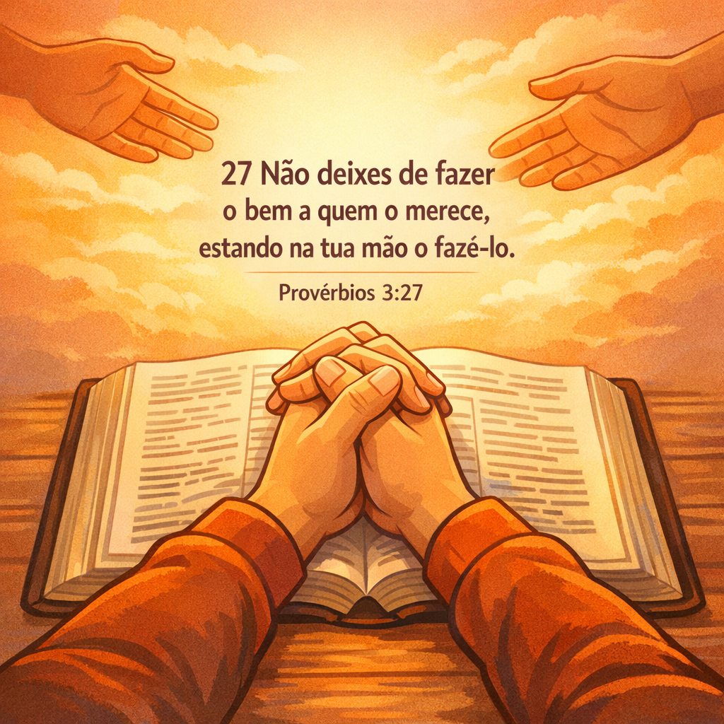 Versículo bíblico do dia - Provérbios 3:27