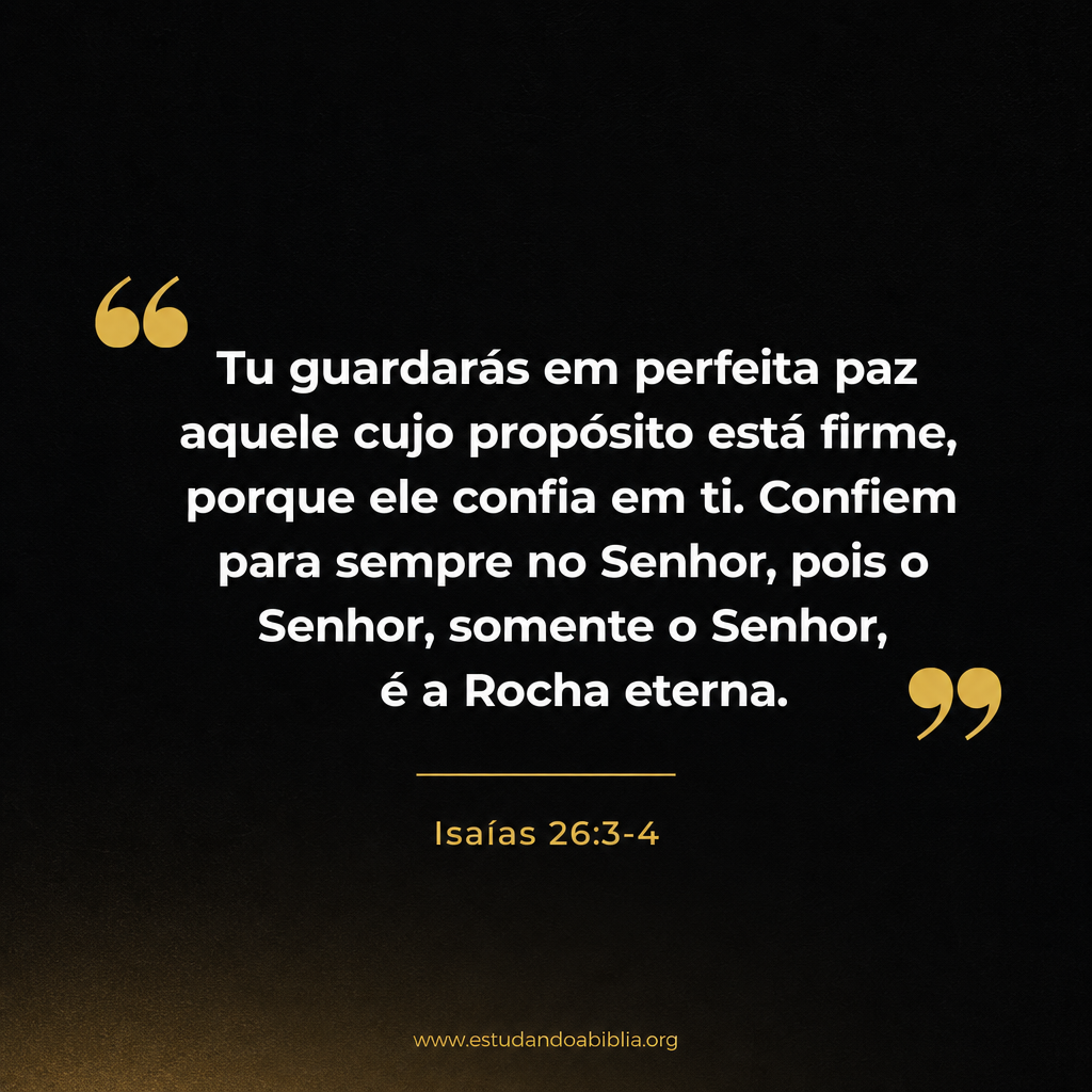 Isaías 26:3-4