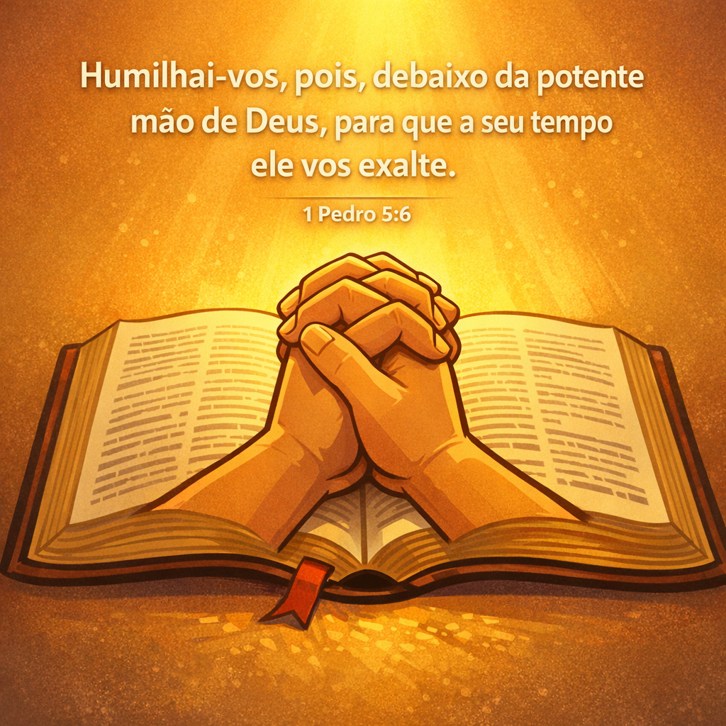 Versículo bíblico do dia - 1 Pedro 5:6