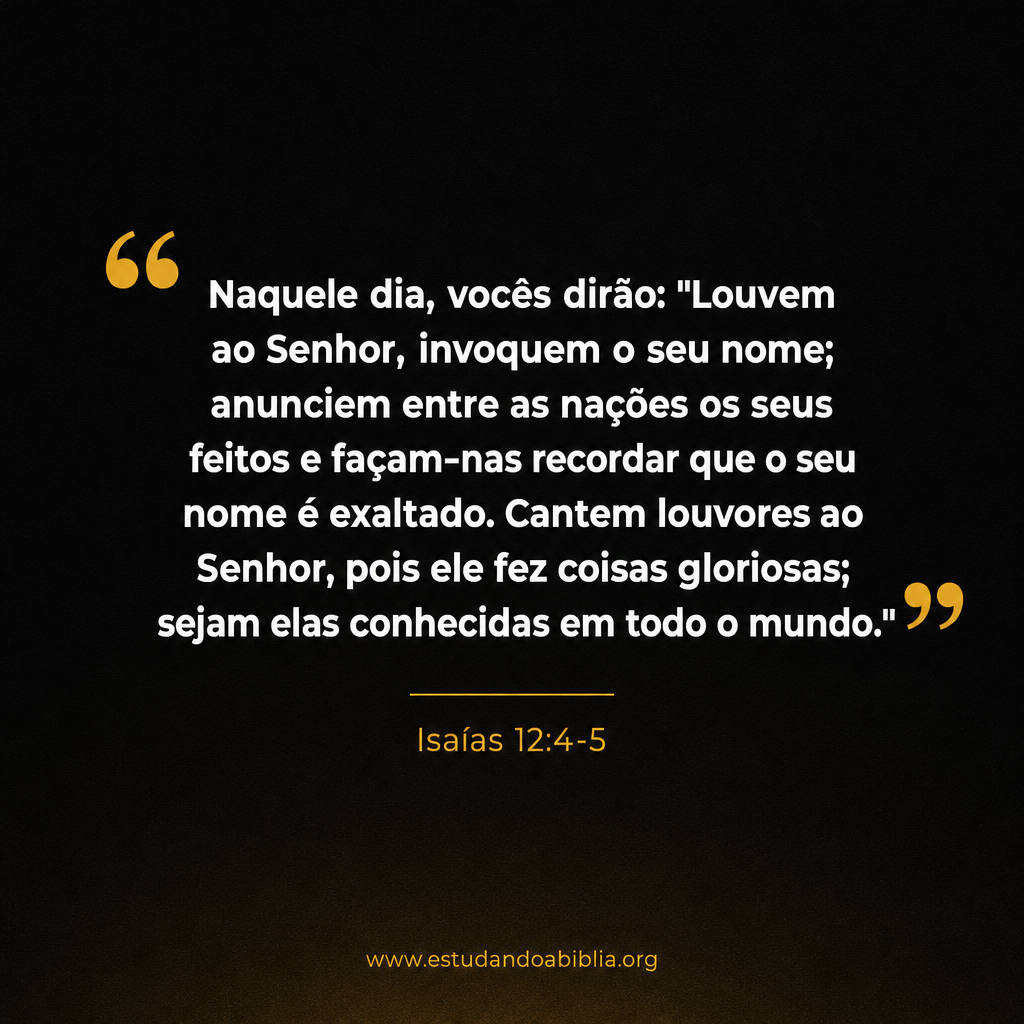 Isaías 12:4-5