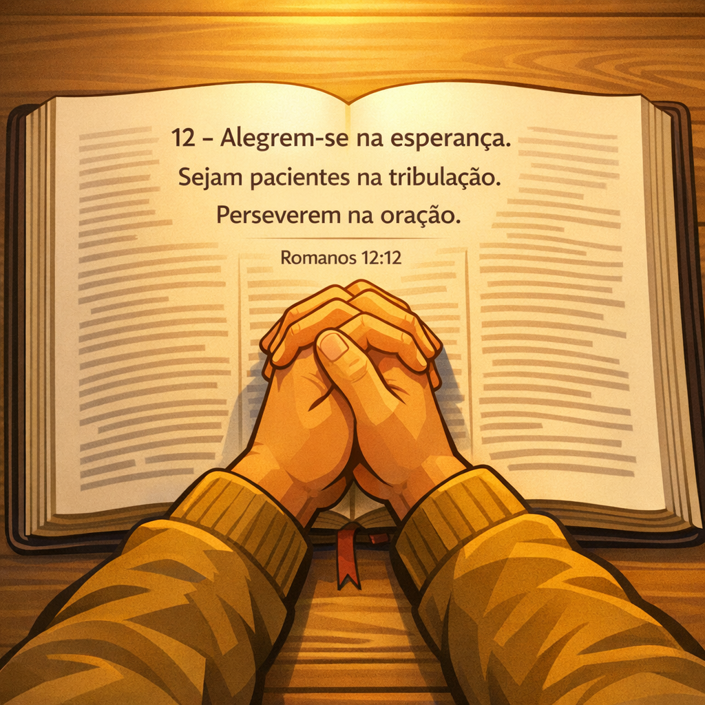Versículo bíblico do dia - Romanos 12:12