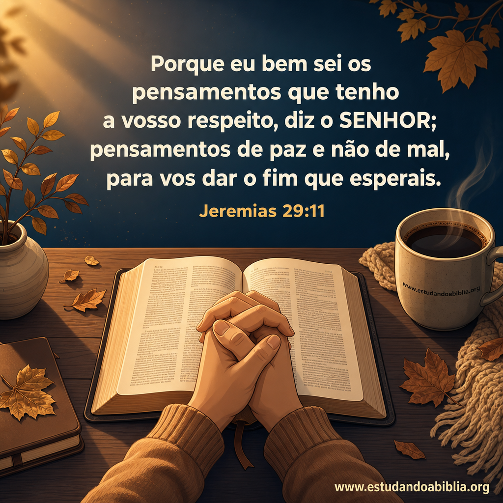 Versículo bíblico do dia - Jeremias 29:11