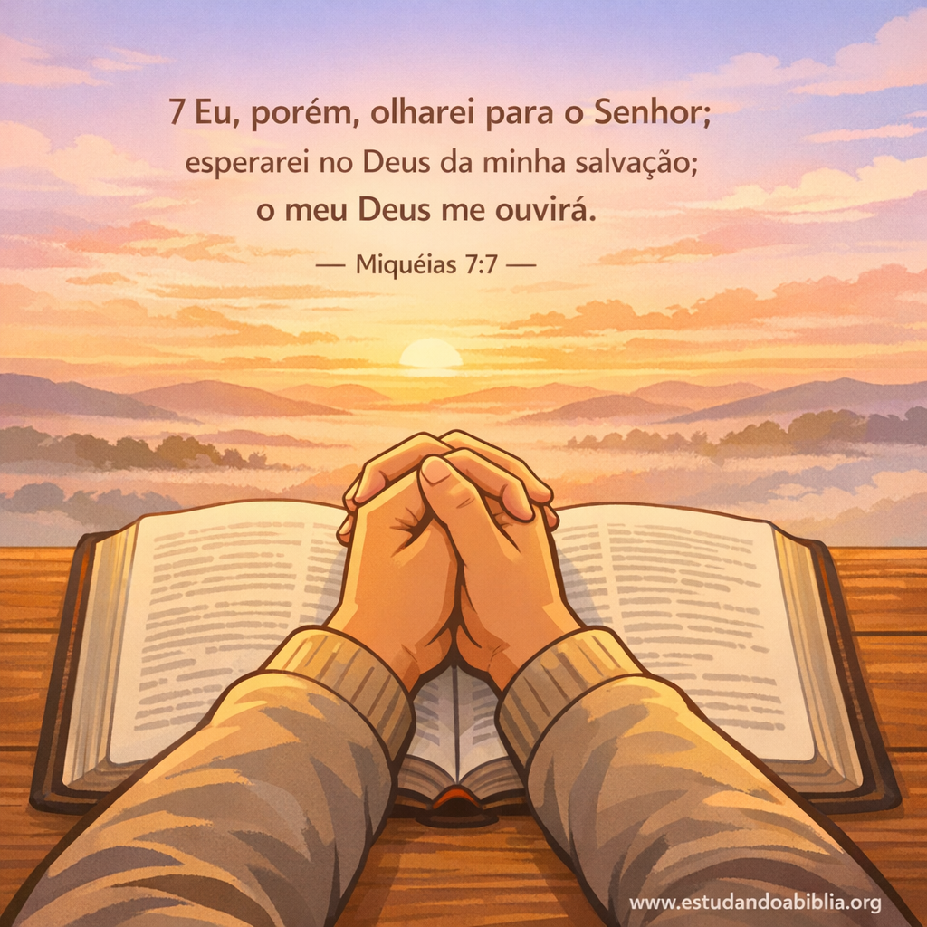 Versículo bíblico do dia - Miquéias 7:7