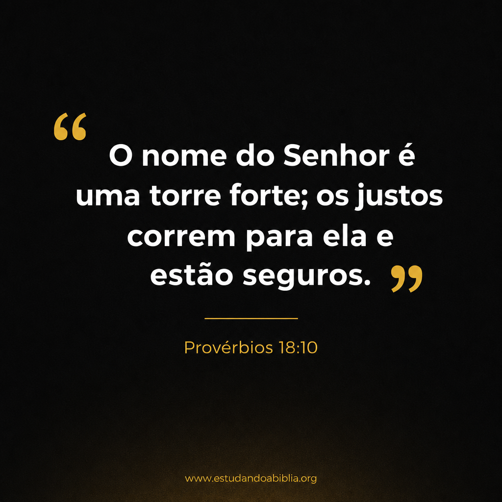 Provérbios 18:10