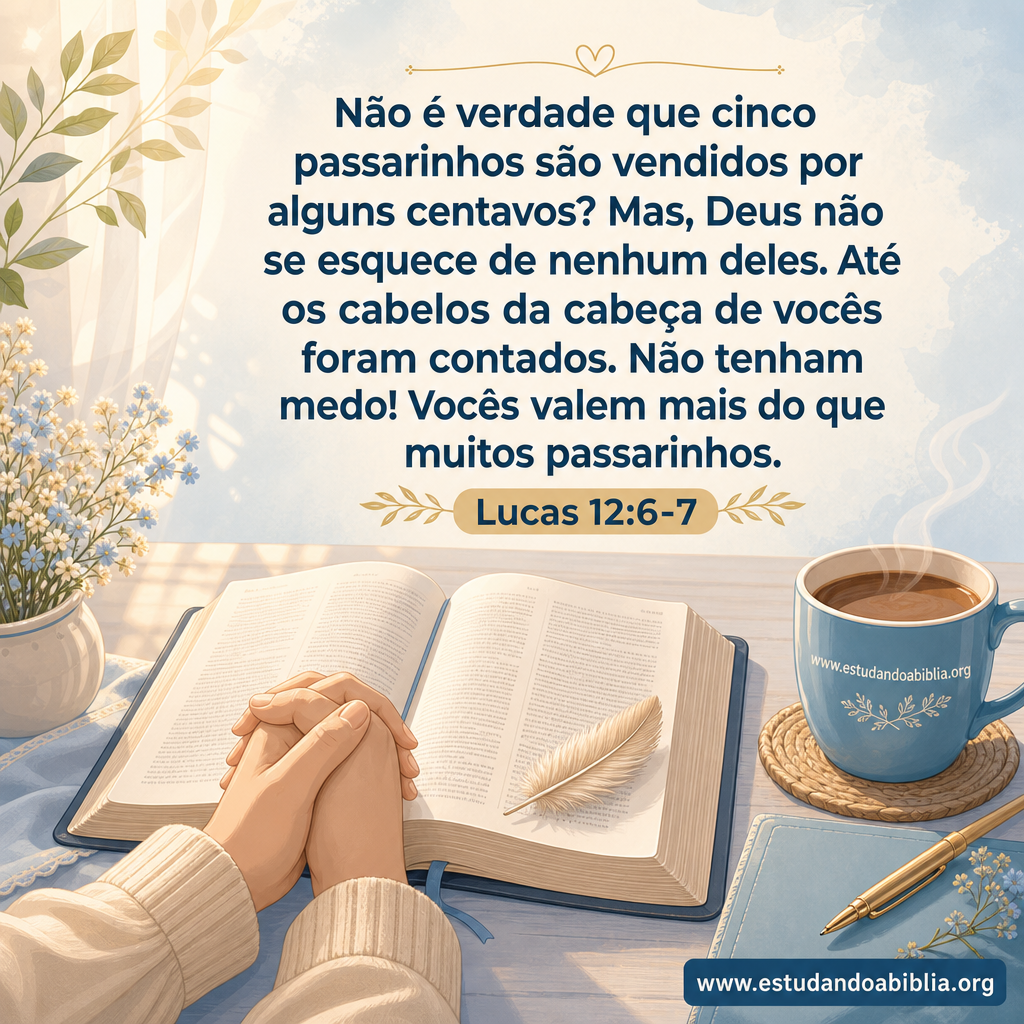 Versículo bíblico do dia - Lucas 12:6-7