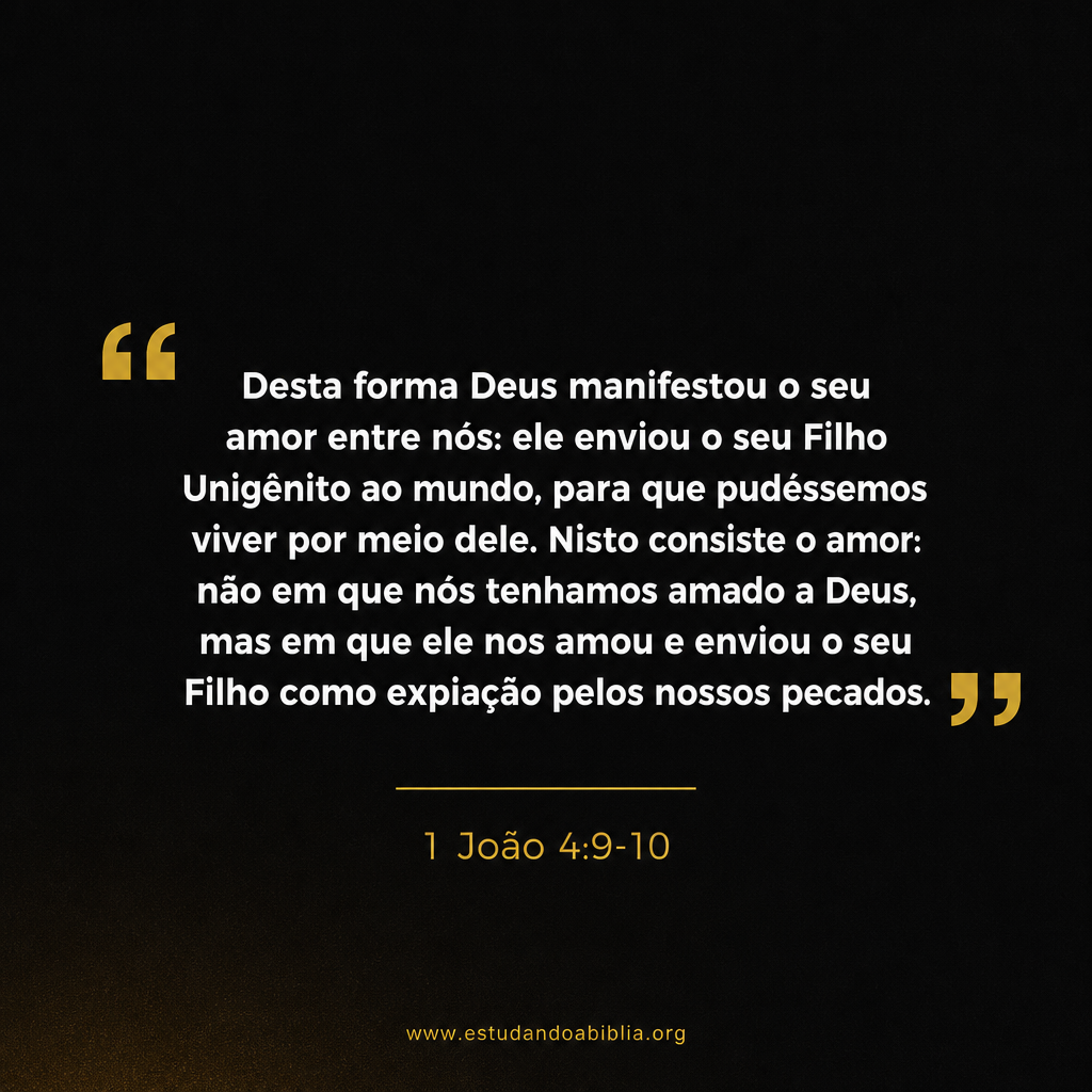 1 João 4:9-10