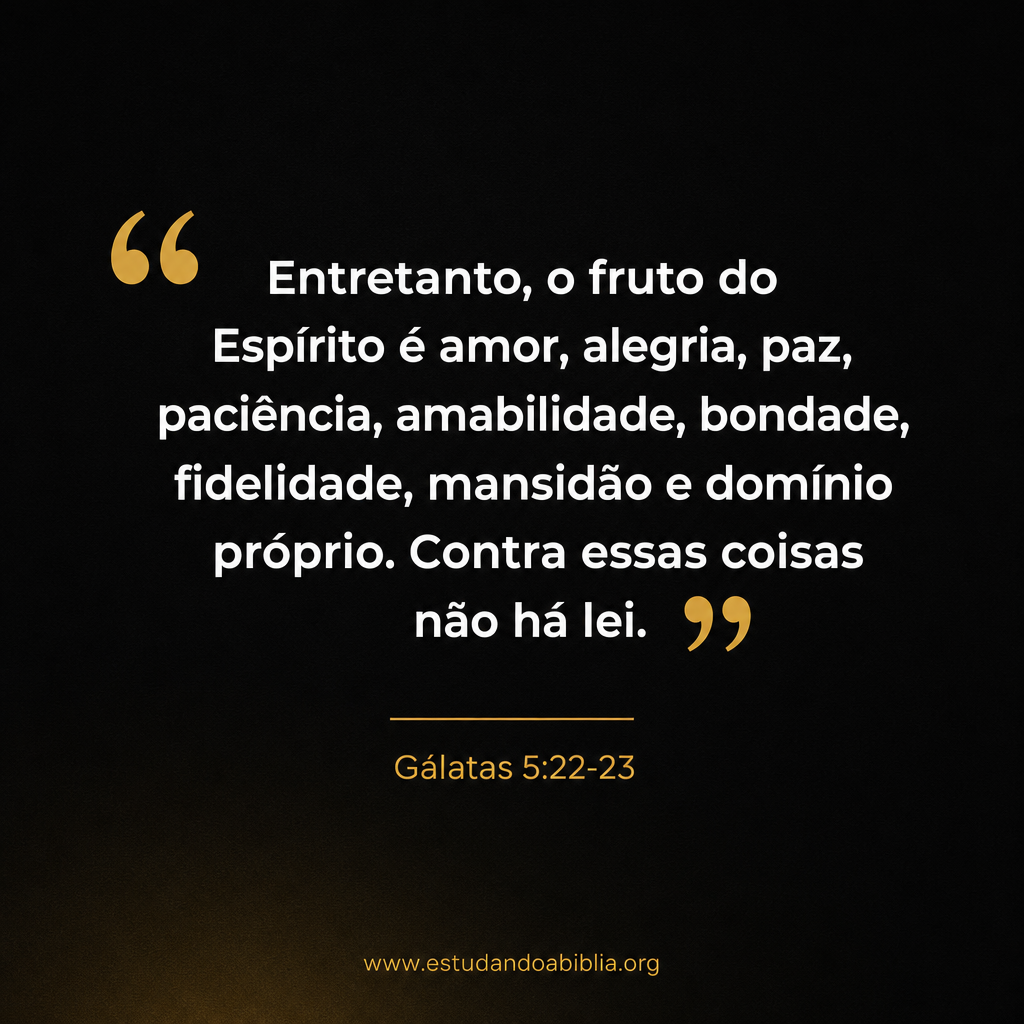 Gálatas 5:22-23