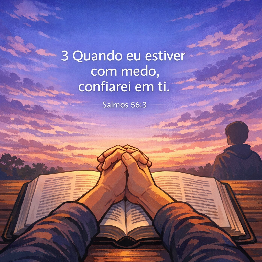 Versículo bíblico do dia - Salmos 56:3