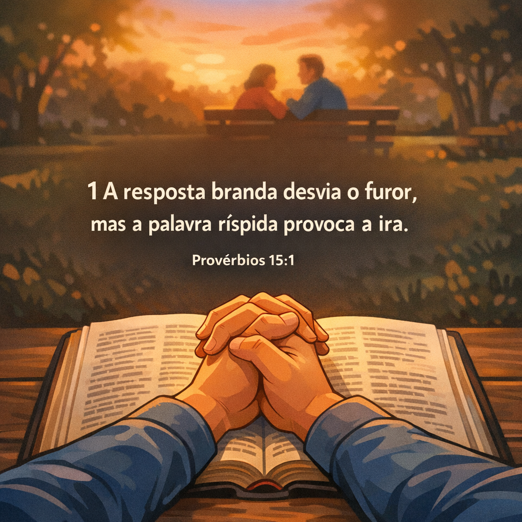 Versículo bíblico do dia - Provérbios 15:1
