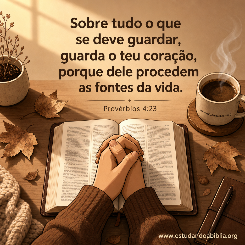 Versículo bíblico do dia - Provérbios 4:23