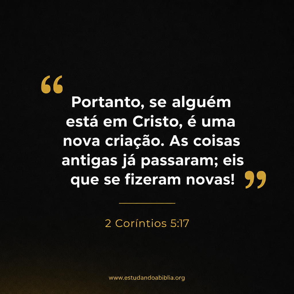 2 Coríntios 5:17