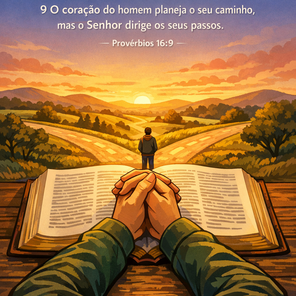 Versículo bíblico do dia - Provérbios 16:9