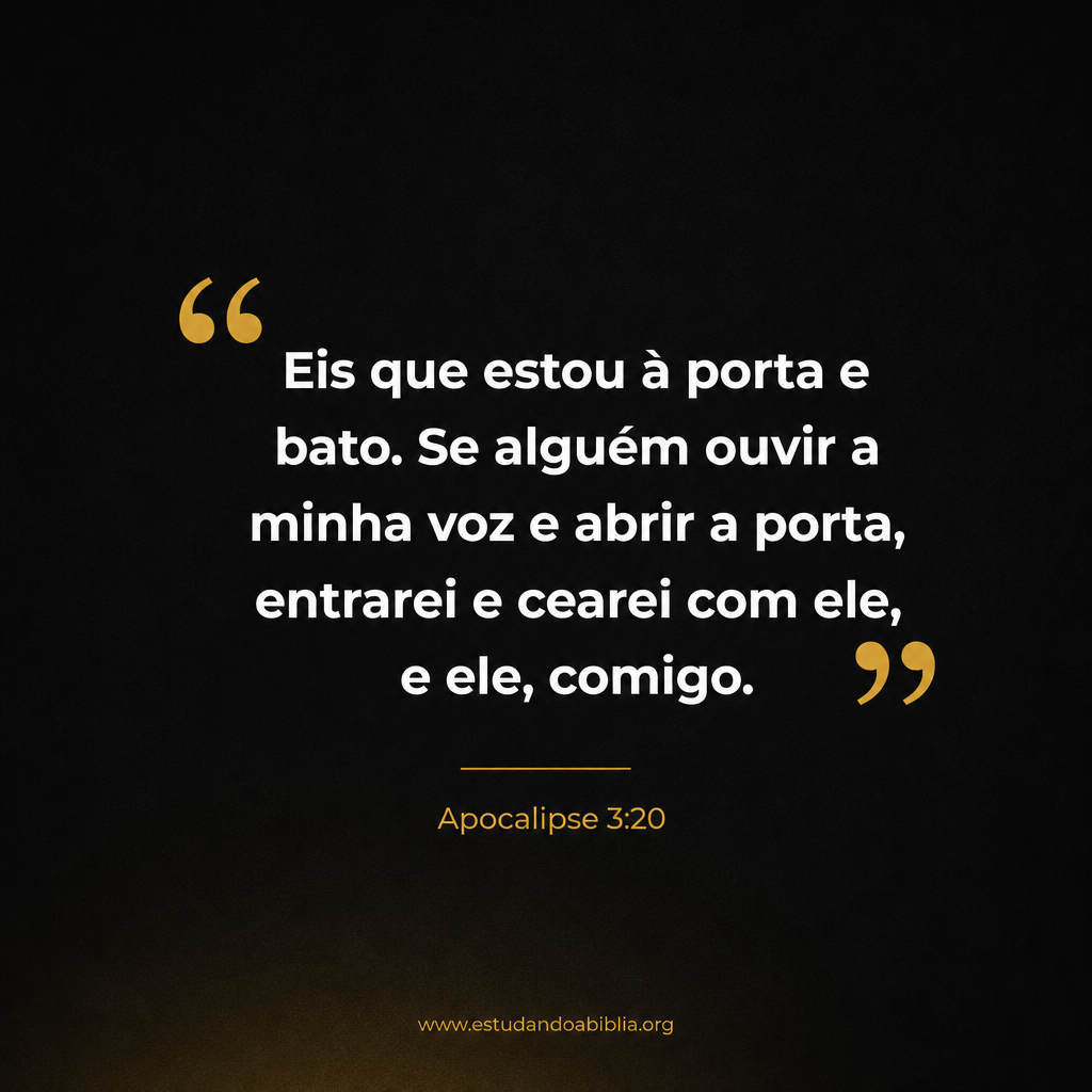 Apocalipse 3:20