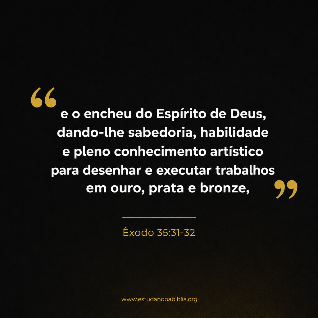Êxodo 35:31-32