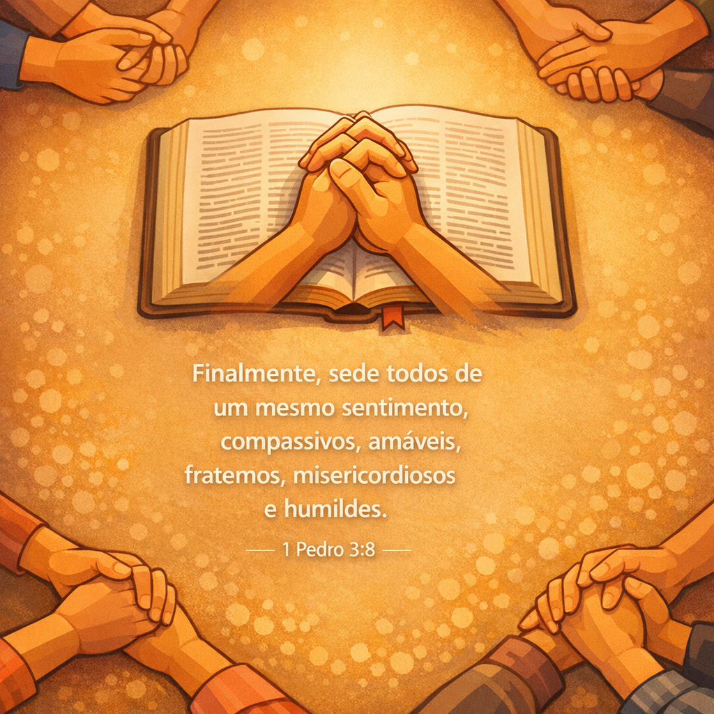 Versículo bíblico do dia - 1 Pedro 3:8