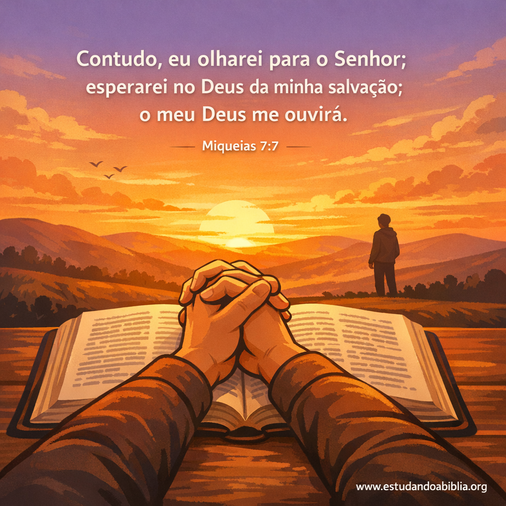 Versículo bíblico do dia - Miqueias 7:7